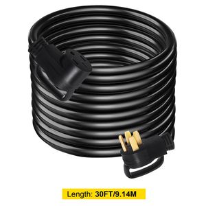 Cable de Extensión para RV de Alta Resistencia de 30 pies y 50 Amperios, 125/250V, con Conector Moldeado y Asas - Product Image 5