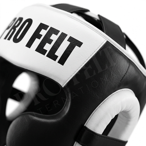 High Performance Custom Boxing <b>Head</b> Guard Protective Gear for MMA Sparring Kickboxing Muay Thai Full Face Leather <b>head</b> Guard - Product Image 3