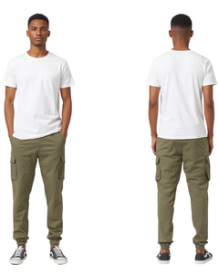 Pantalones Cargo Jogger Ligeros de Verano para Hombre, Transpirables, de Mezcla de Algodón, con Múltiples Bolsillos, Estilo Casual, Holgados, para Playa - Product Image 2