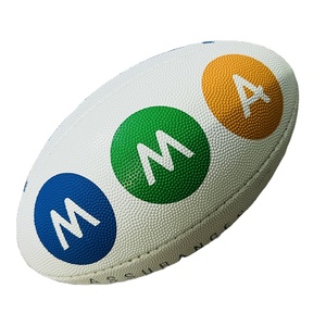 พรีเมี่ยม NRL ฟุตบอลรักบี้ลีกบอลฉลากส่วนตัวผู้ผลิตรักบี้ยางฝึกซ้อมกีฬาที่กําหนดเอง - Product Image 3