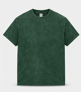 เสื้อยืดคอกลมแขนสั้นสีเบอร์กันดีสำหรับผู้ชาย ผ้าฝ้ายทรงปกติ สวมใส่สบาย ผ้าเจอร์ซีย์ถักแบบเรียบ ย้อมสีพื้น - Product Image 4