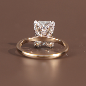 Elegante Anillo de Diamante Cultivado en Laboratorio de 4 Quilates para Mujer, Plata, Oro de 10K, Oro de 14K, Oro de 18K, Joyería Fina para Compromiso Nupcial - Product Image 2