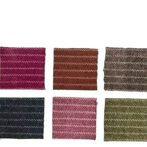 Royal Majestic 300 Gsm Woven <b>Tweed</b> Fabric in Various Striped Colors Organic and Eco-Friendly Warp Knitted Design - Product Image 1