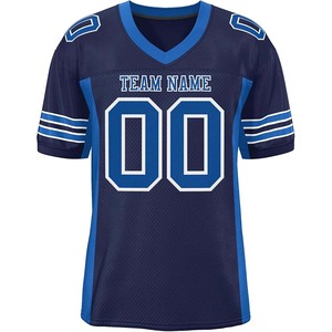 Camiseta de Fútbol Americano Profesional, Malla de Poliéster, Impresión Completa, Nombre del Equipo Personalizado, Fabricante de Marca Privada, Ropa Deportiva - Product Image 1