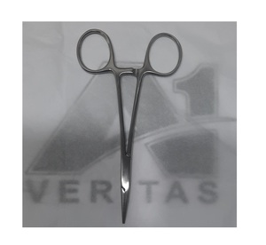 Pinces artériales Halstead-Mosquitoo A-1 VERITAS droites et courbées 12cm/14cm en acier inoxydable réutilisables, instruments ISO et CE - Product Image 5