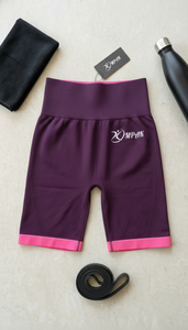 กางเกงขาสั้นออกกำลังกายเอวสูงสำหรับผู้หญิง ยกกระชับสะโพก ระบายอากาศได้ดี เหมาะสำหรับโยคะ ฟิตเนส เล่นกีฬา และสวมใส่ลำลอง - Product Image 6