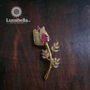 Fine Brooches Lotus Saree Pins - Product Image 1