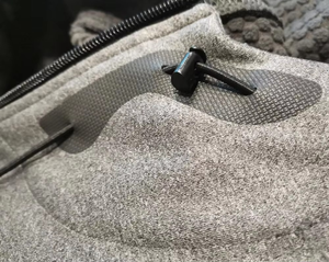 Sudadera con Capucha para Hombre, Corte Regular, Color Gris Sólido, Transpirable, de Poliéster, Personalizable - Product Image 6