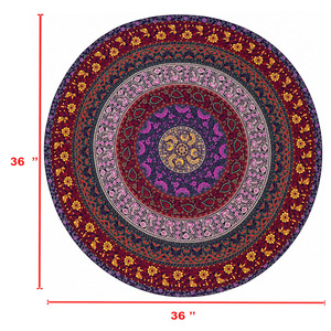 Toallas de Playa Mandala Modernas de Lujo con Diseño Personalizado, Ecológicas, de Secado Rápido, 100% Algodón, Toalla Grande para Uso en la Playa - Product Image 6