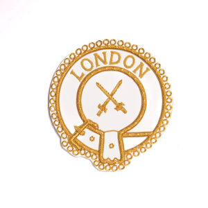 Broderie 100% artisanale pour uniformes, badges et colliers à coudre pour tabliers et tenues de style provincial, type mode - Product Image 4