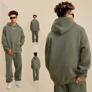Nouveaux sweats à capuche surdimensionnés pour hommes, logo personnalisé, sweats à capuche unis pour hommes, vente chaude, sweats à capuche en coton confortables pour hommes - Product Image 1
