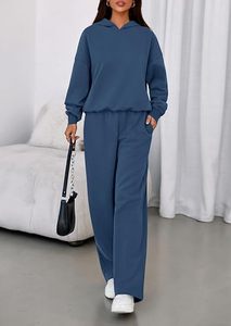 Nouvelle Collection 2026 – Ensemble Survêtement Homme Hiver Couleur Unie Décontracté 100% Coton Confortable et Respirant – Disponible à la Vente en Ligne - Product Image 2