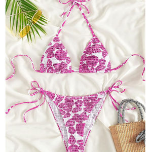 Conjunto de Bikini Personalizado con Logotipo para Mujer, Traje de Baño Sexy de Dos Piezas, Proveedor y Fabricante de Ropa de Playa - Product Image 5