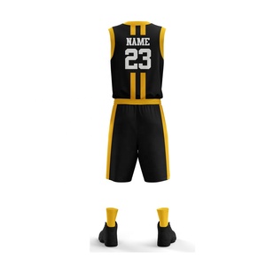 Ensemble d'uniformes de basket-ball pour hommes personnalisables Cool New Style avec respirant Plus Size Options Logo personnalisé inclus - Product Image 6