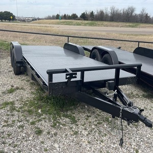 Equipment <b>Trailer</b> 14K GVWR / 16" Wide Ramps car <b>trailer</b> flatbed heavy duty steel machinery transport - Product Image 1