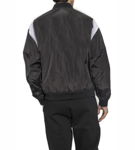 High Quality <b>Men's</b> <b>Canvas</b> Bomber <b>Jackets</b> with Stand Collar and Quick-Dry Full Sleeves Custom Logo Printing Bomber <b>Jacket</b> - Product Image 6
