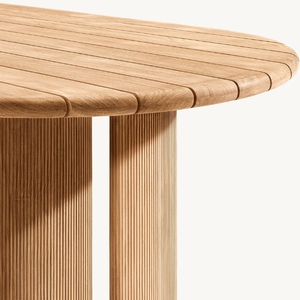 Mesa rectangular de madera de teca en oferta, diseño moderno, apta para interiores o exteriores, duradera y resistente. - Product Image 2