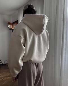 Hoodie personnalisé 450 GSM épais à épaules tombantes, coupe ample, streetwear de luxe, fabricant OEM - Product Image 5