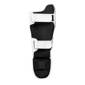 Protège-tibias de haute qualité en cuir PU léger, pliables, protection complète, rembourrage absorbant les chocs, confortables pour l'athlétisme - Product Image 4