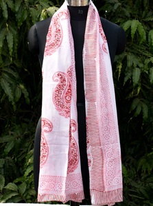 ผ้าคลุมบิกินี่ลายพิมพ์ลายเพสลีย์แบบอินเดีย ผ้าซารอง ปาเรโอ ขายส่งราคาถูก ผ้าซารองผ้าฝ้าย - Product Image 5