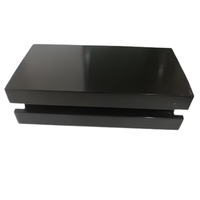 Profilé d'extrusion en aluminium noir brillant pour fenêtres à battants