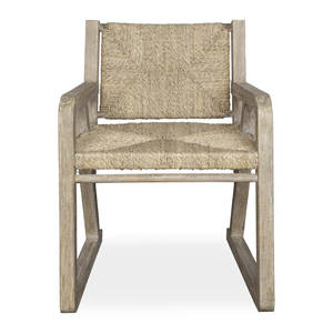 Chaise de salle à manger Chatham Coastal Bohemian Seagrass Sièges tissés avec une touche chic - Product Image 1