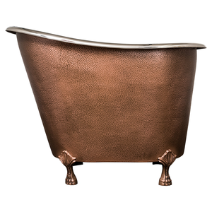 Baignoire autoportante de luxe en cuivre de style japonais Hera pour hôtel, complexe hôtelier, spa, villa et design d'intérieur - Product Image 1