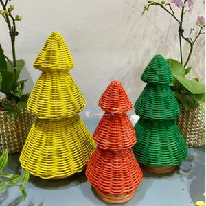 ต้นคริสต์มาสหวายตกแต่ง, งานฝีมือประดิษฐ์จากหวายสำหรับตกแต่งบ้าน ขายส่งจากเวียดนาม - Product Image 3