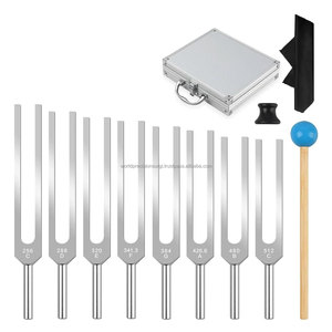 WORLD PRECISION SURGICAL WPS-TF8-CH Ensemble de 8 diapasons en aluminium pour chakra, certifié CE, pour la thérapie sonore - Product Image 2