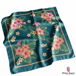 Écharpes carrées pour femmes de haute qualité, douces et légères, fabricant OEM, produits en tissu personnalisés du Groenland, élégance et mode - Product Image 1