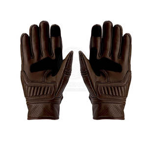 Gants de moto de qualité supérieure, confortables, en cuir, avec une adhérence durable, pour motards hommes. - Product Image 2