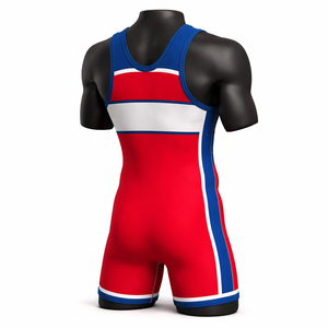 Combinaisons de lutte 100% polyester, imprimées par transfert thermique, séchage rapide, respirantes, protection UV UPF 50, antibactériennes - Product Image 4