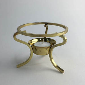 Diffuseur de parfum en cuivre martelé avec porte-bougie pour la décoration de la maison - Product Image 5