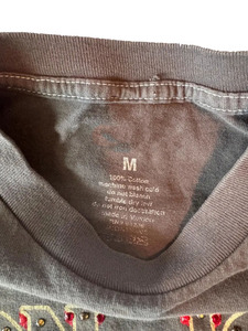 Camiseta de hombre con cuello redondo, estilo moderno, 100% algodón, con pedrería, corte holgado, la más vendida. - Product Image 4