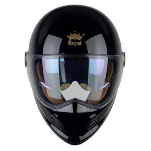 Fabriqué au Vietnam ROYAL M186 Casque ABS léger Double visière DOT Standard Taille XL avec fermeture à dégagement rapide Vente d'usine - Product Image 2