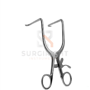 เครื่องมือผ่าตัดแบบใช้มือ Deep Gelpi Retractor สแตนเลสสตีล มุม 90 องศา ปลายทู่ 1x1  แบบล็อคเร็ว ขนาด 26.5 ซม. โดย SurgiRight - Product Image 4