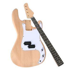 Beginner-Friendly DIY 4-<b>String</b> GP Style Electric Bass Guitar Kits Mahogany Body Maple Neck Steel Material Solid <b>Top</b> Accessories - Product Image 6