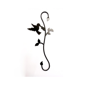 Art <b>Decor</b> Metal Hook With Birds And Leaves Design For <b>Wall</b> Or Door Use Rust Resistant Powder Coated Iron <b>Hanger</b> - Product Image 5