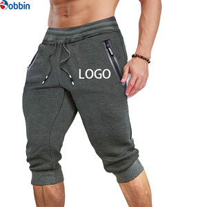 Nouveauté : Pantalon Capri pour homme, short de sport décontracté 3/4, jogging respirant à séchage rapide, poches zippées, unisexe, pour l'été - Product Image 6