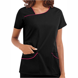 Custom logo Hospital New Design Beauty <b>Scrubs</b> Salon Nurse <b>Uniform</b> <b>Scrubs</b> for Beautician Spandex cotton medical <b>scrubs</b> Cotton - Product Image 1