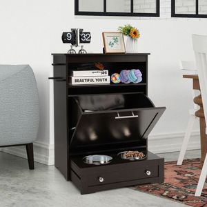 Station d'alimentation pour animaux de compagnie en acier inoxydable avec bol confortable, produit de qualité supérieure pour vos amis à fourrure - Product Image 3