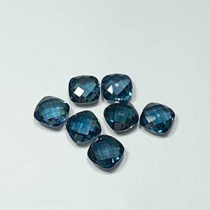 Topacio Azul de Londres Natural, Corte Briolette, Gema Suelta de Alta Calidad para Joyería, Anillo o Colgante - Product Image 1