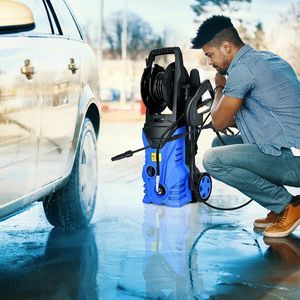 Idropulitrice Elettrica ad Alta Pressione 1800W con 2030PSI, Include Avvolgitubo, Miglior Prodotto per la Pulizia 2023 - Product Image 2