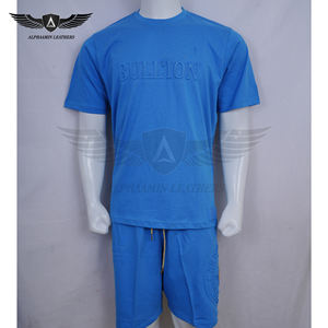 Conjunto de 2 Piezas de Camiseta y Pantalones Cortos de Doble Hilo Personalizados para Verano - Product Image 6