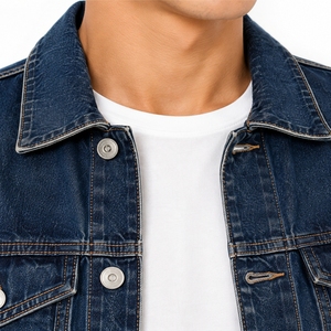 Men's Block Denim <b>Jacket</b> Modern Style Casual Wear Durable Quality Custom Made Export Quality Custom Made <b>Jacket</b> - Product Image 5