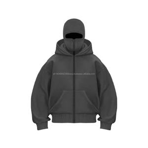 Balaclava d'hiver unisexe, nouvelle qualité supérieure, pull-over personnalisé, 100% coton, imprimé en relief, tissu non tissé en polaire pour hommes et femmes - Product Image 1