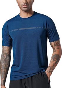 เสื้อยืดผู้ชาย MAKRAH SPORTS คุณภาพสูง ขายดี สีสันตามสั่ง ผ้าฝ้ายฟลีซ 100% เป็นมิตรกับสิ่งแวดล้อม คอกลม ทรงปกติ น้ำหนัก 220 กรัม - Product Image 4