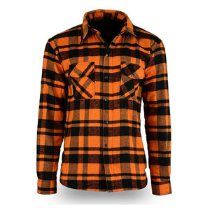 เสื้อเชิ้ตผ้าแฟลนเนลแขนยาวสำหรับผู้ชาย ลำลอง ผ้าฝ้ายเนื้อนุ่ม ลายตาราง สวมใส่สบาย ติดกระดุม  ทันสมัย เหมาะสำหรับใส่ทำงานหรือทำกิจกรรมกลางแจ้ง - Product Image 1