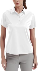 Camiseta Polo de Manga Corta para Mujer, Color Naranja, Tejido de Poliéster de Secado Rápido, Corte Regular, Color Sólido, Tendencia - Product Image 5