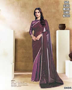<b>purple</b> Neelam <b>Saree</b> - Product Image 4